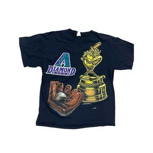 Vtg 95 Single Stitch AZ Diamondbacks Tasmanian Devil Taz Baseball MLB TShirt Tee
